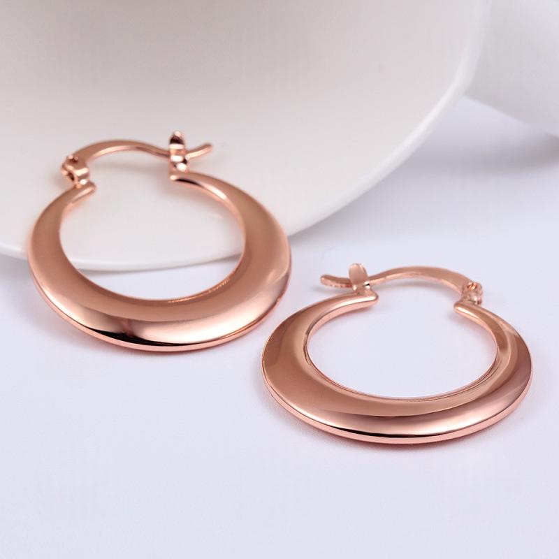 Fashionable Exaggerated Hoop Earrings